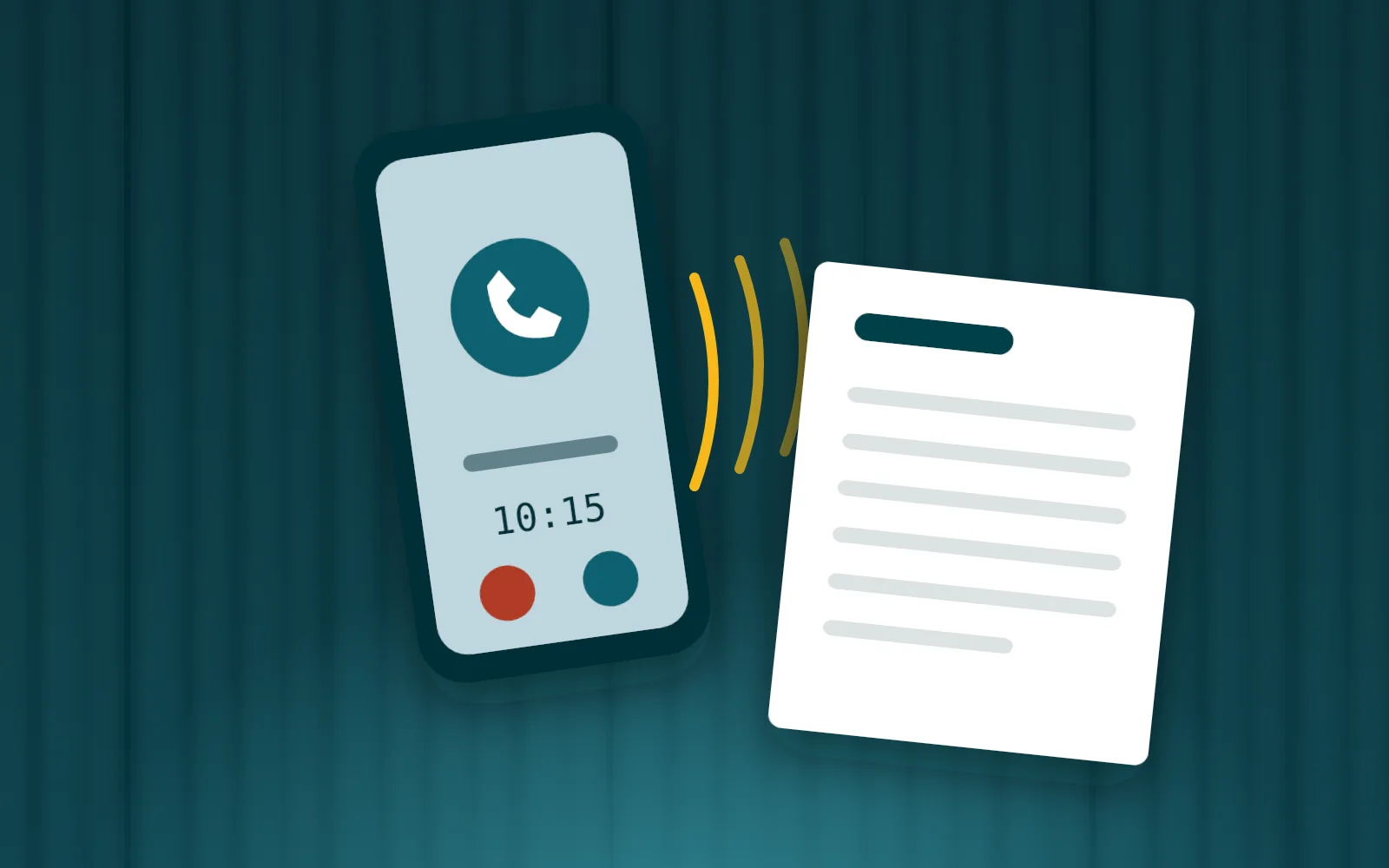 Phone calls with the CMS: keeping a record that stands up